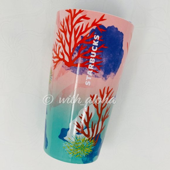 🧨SALE 🌊🏝Starbucks🐠 Coral Ceramic Mug - Picture 5 of 5
